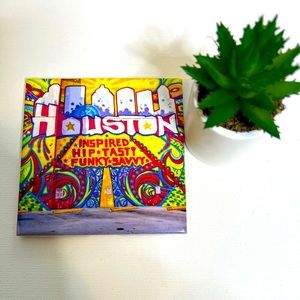 Houston Inspired+Hip+Tasty+Funky+Savvy Coaster